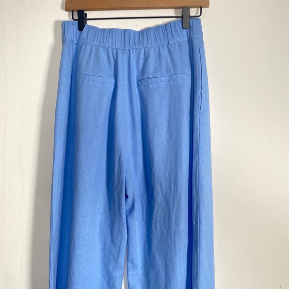 Abercrombie & Fitch Blue Two Piece Matching  Crop Top + Wide Leg Pants Medium - Picture 11 of 15